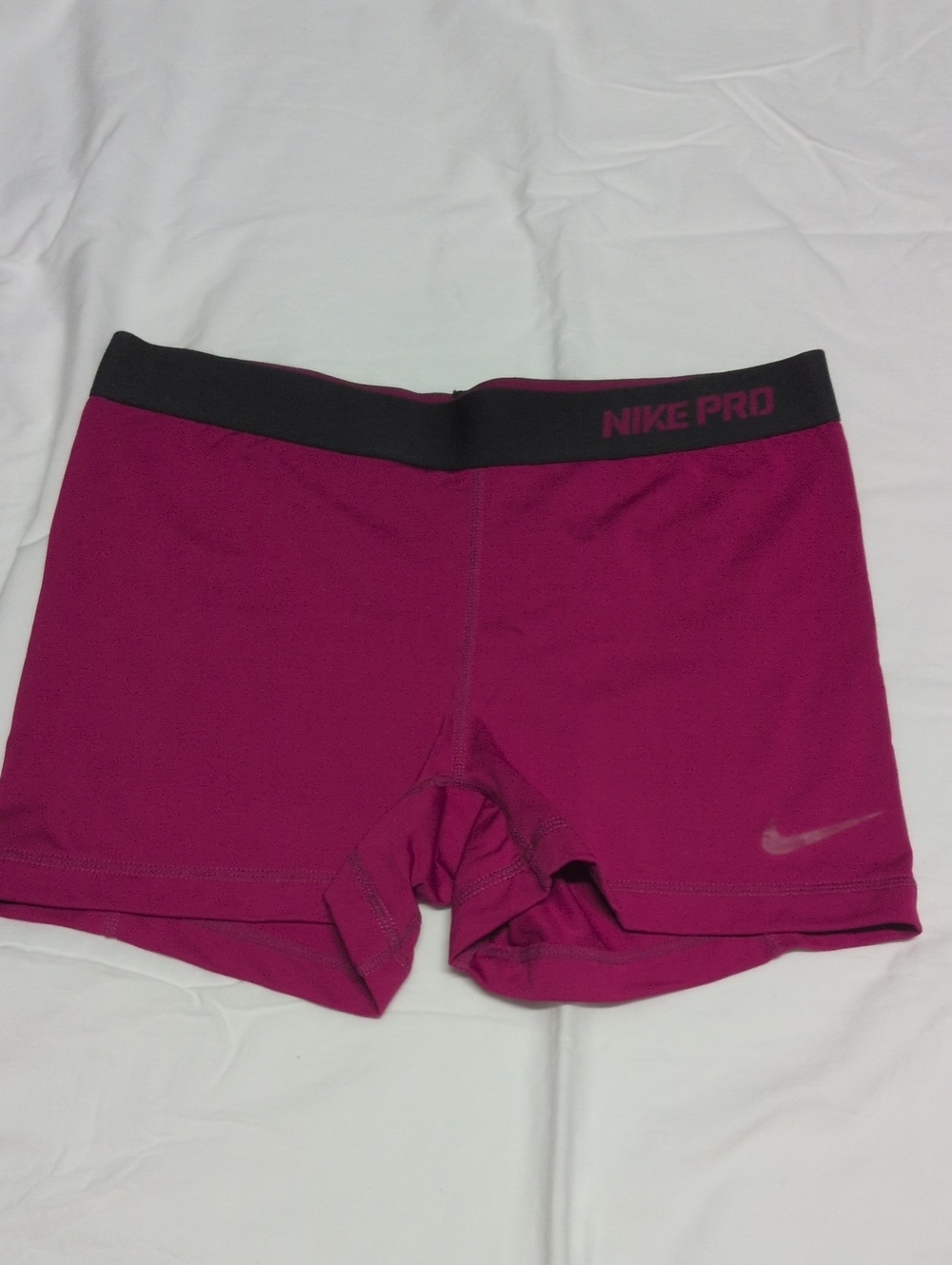 Nike Pro Women's Deep Pink Performance Bike Shorts